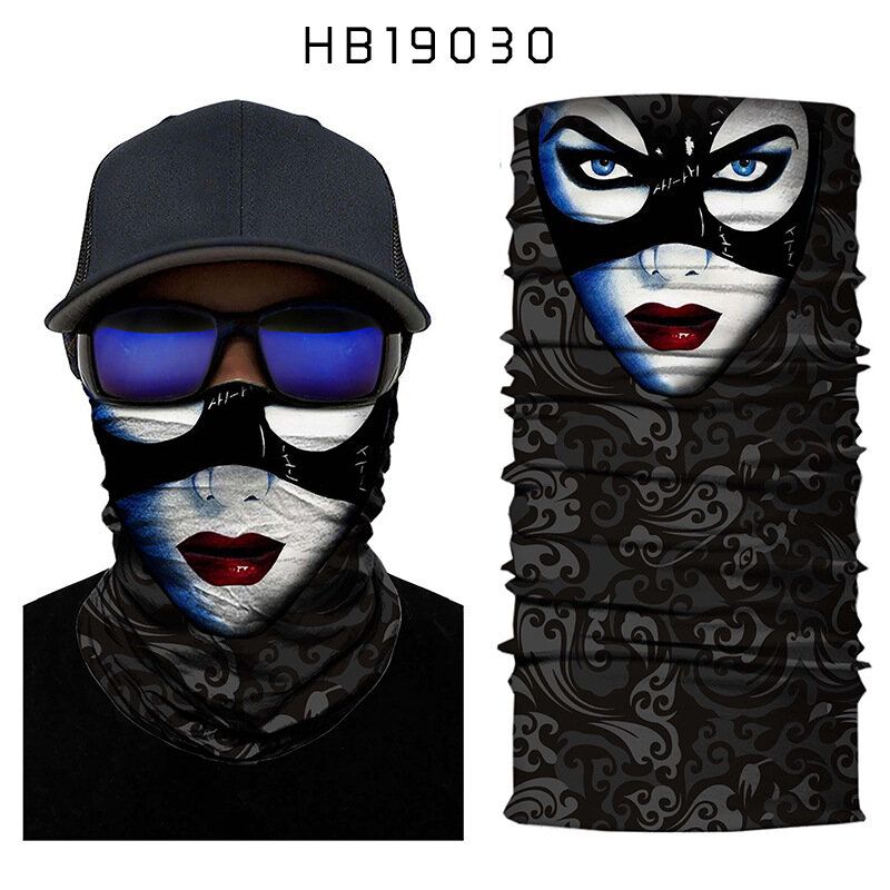 3d Joker Digitalni Ispis Sport Variety Magic Riding Hood Maska