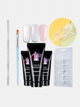 4pcs Jelly Gel Set Za Nadogradnju Noktiju Soak Off Quick Builder Crystal Gel Nail Art Gel Kit