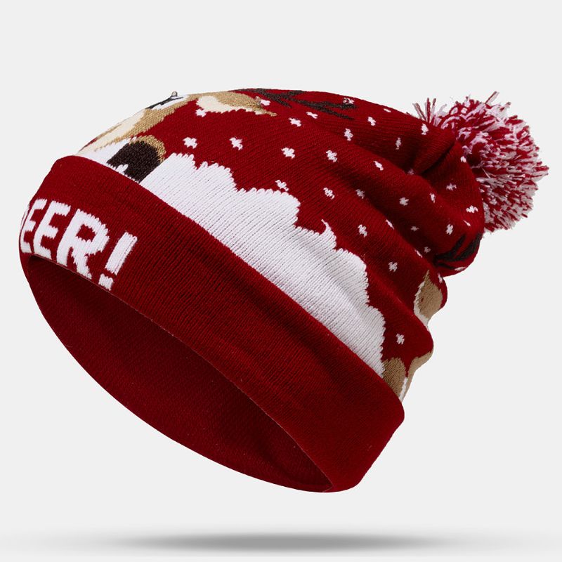 Božićni Snjegović Elk Božićno Drvce Ball Pletena Kapa S Manžetama