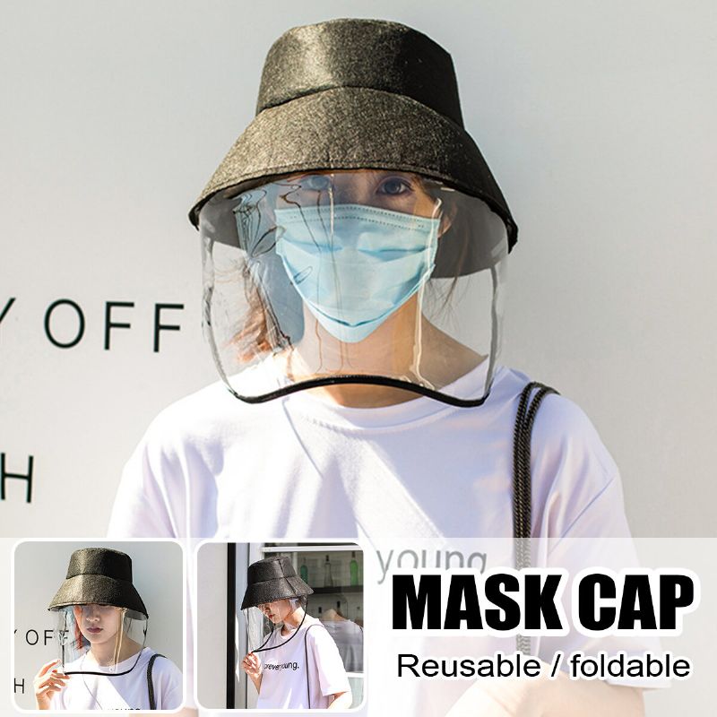 Pvc Sklopive Zaštitne Maske Kapice Protiv Zamagljivanja Kapi Pljuvačke I Prašine Ribarske Kape Za Cijelo Lice