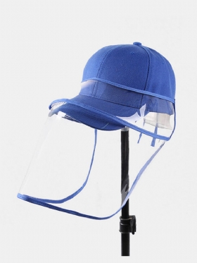 Unisex Bejzbolska Kapa Otporna Na Prašinu Zaslon Za Lice Koji Se Može Skinuti