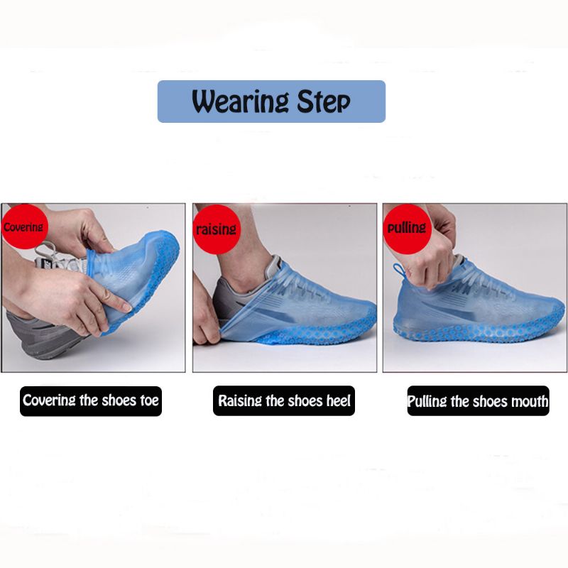 Ženska Vodootporna Zaštita Za Cipele Otporna Na Prašinu Prozirna Neklizajuća Navlaka Za Noge Od Lateksa