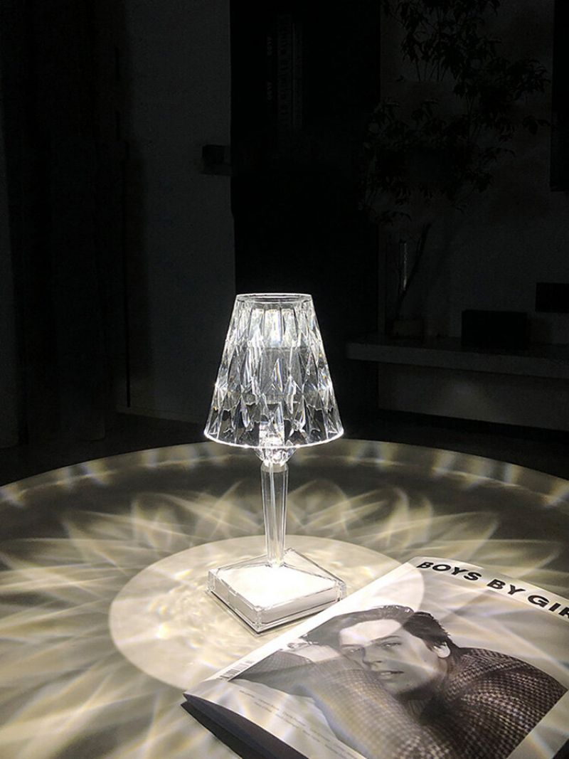 1 Kom. Romantična Dijamantna Kristalna Svjetiljka Bar Dekoracija Restorana Stolne Lampe Atmosferska Noćna Svjetla