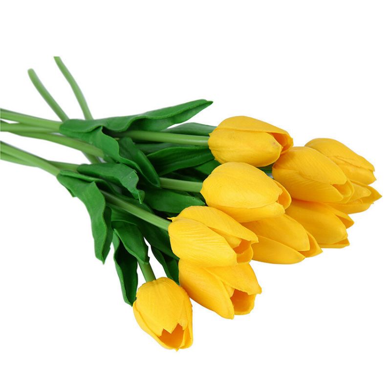 10 Kom Lažni Tulipani Od Umjetne Svile Flores Artificiales Buketi Umjetno Cvijeće Za Zabave
