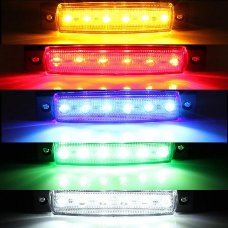 12v/24v Smd 6 Led Prednja Bočna Pokazivačka Svjetla Za Automobil Kamion Prikolica Autobus