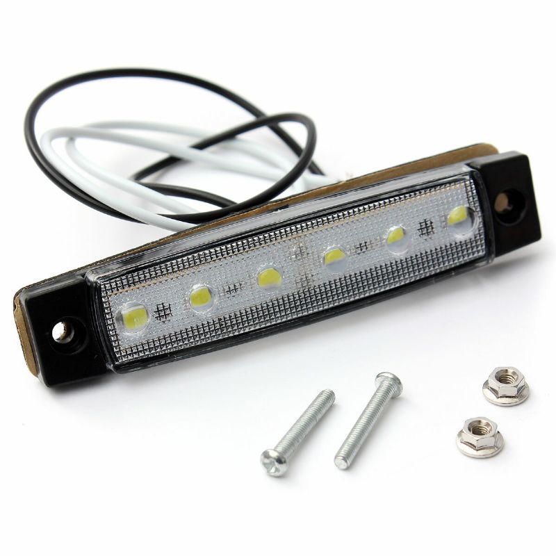 12v/24v Smd 6 Led Prednja Bočna Pokazivačka Svjetla Za Automobil Kamion Prikolica Autobus