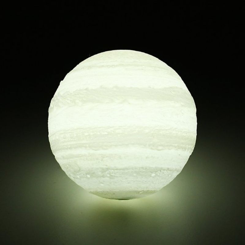 13cm 3d Jupiter Svjetiljka Usb Punjiva Led Noćna Lampa S Promjenjivom Bojom Na Dodir Dc5v