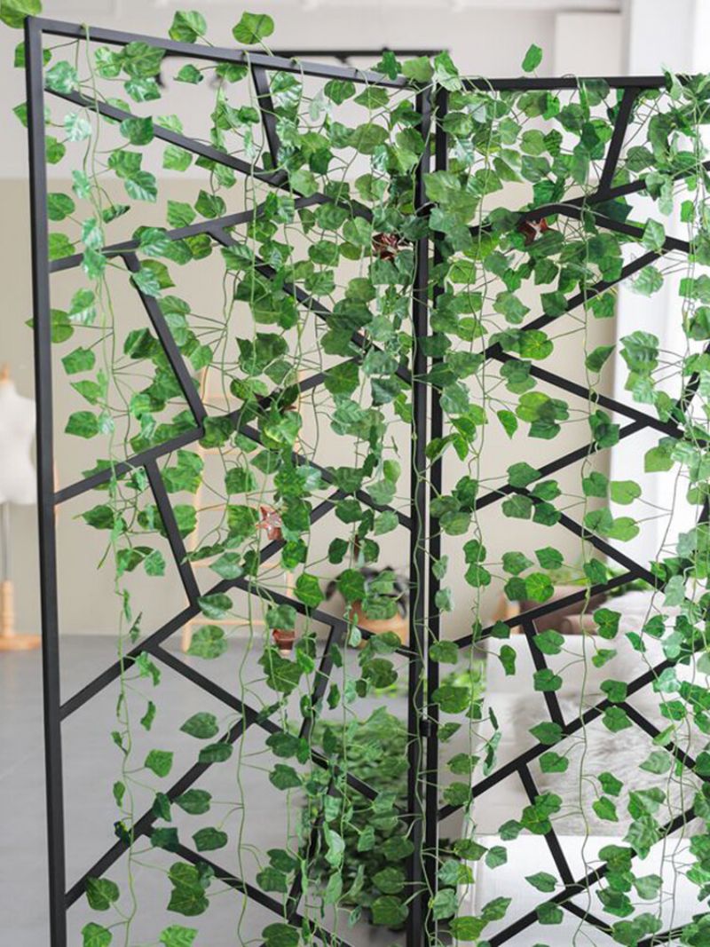 2 M Simulacija Biljke Viseći Na Zid Plastična Lažna Umjetna Biljka Zelena Loza Vijenci Od Ratana Vrt Kućni Zid Hotel Dekoracija Svadbi