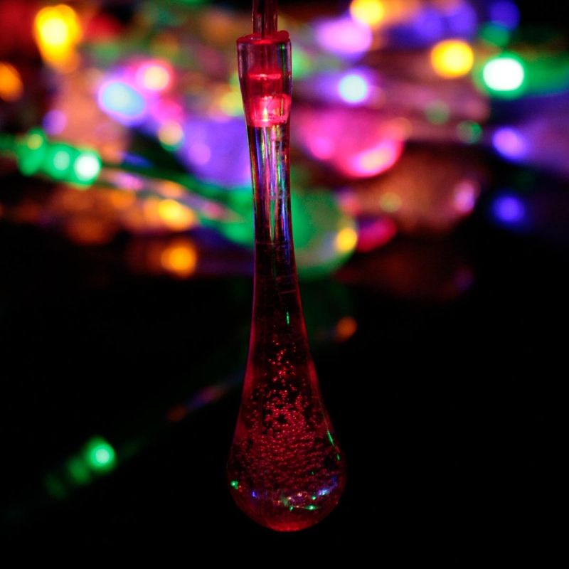 30 Led Svjetiljki S Kišnim Kapljama Na Baterije Za Vanjsko Božićno Vjenčanje U Vrtnoj Zabavi