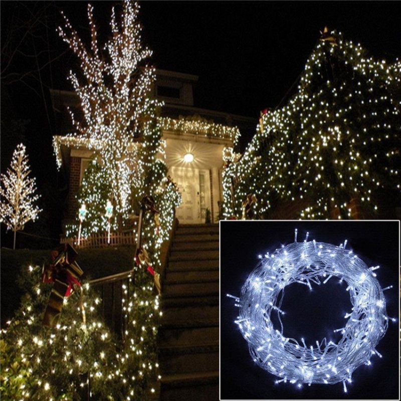 300led 30m Vilinska Božićna Svjetla Na Užetu Za Uređenje Kućnog Dvorišta