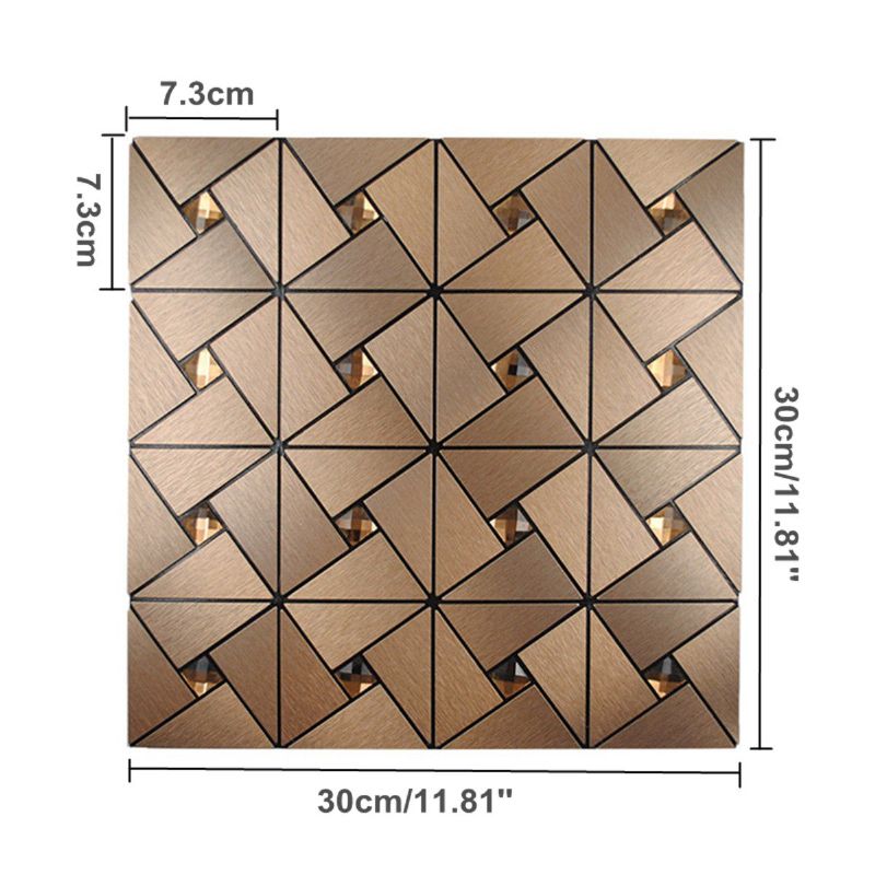 30x30 cm Aluminijske Pločice Samoljepljive Tapete Za Kuhinjsku Pozadinu Naljepnice Dekoracije