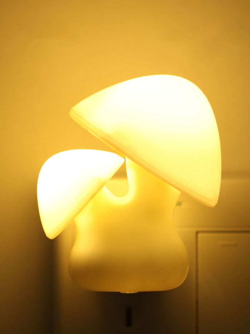 3d Led Gljivasti Uzorak Noćna Svjetiljka Utikač Za Punjenje Automatsko Šareni Kućni Hodnik Dekoracija Dječje Sobe 3d Svjetlo