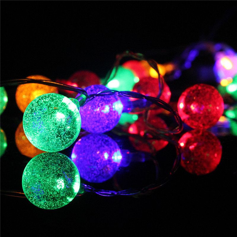 3m 20led Baterija Bubble Ball Fairy String Lights Vrtna Zabava Božićno Vjenčanje Uređenje Doma