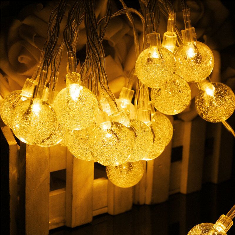 3m 20led Baterija Bubble Ball Fairy String Lights Vrtna Zabava Božićno Vjenčanje Uređenje Doma