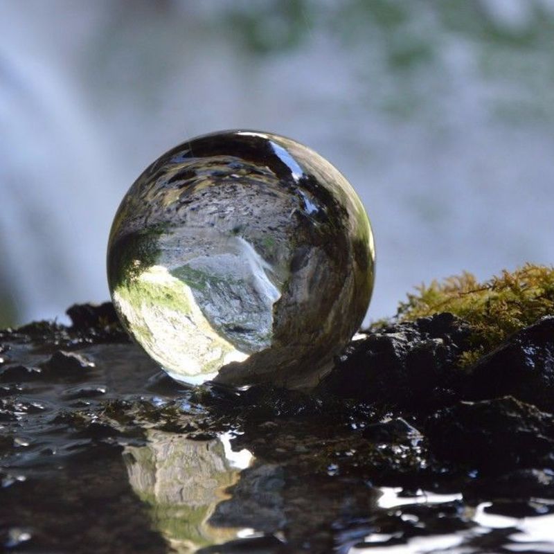 40-120 mm Prozirna Čarobna Kristalna Kugla Staklena Ukrasna Fotografija Kućni Dekor