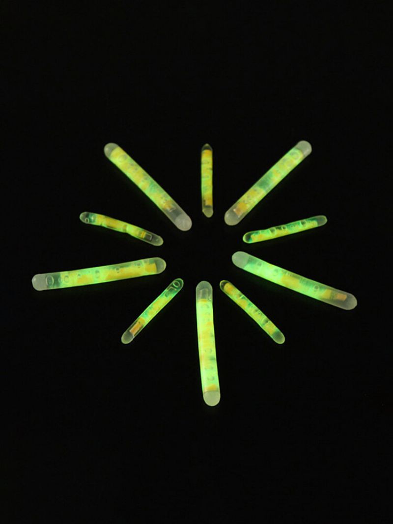 5/100x Ribolov Fluorescentna Lightstick Svjetlo Noćni Plovak Clip Na Tamnim Svjetlećim Štapićima