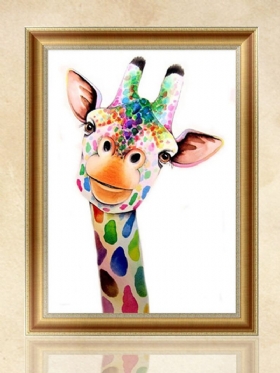 5d Diy Dijamantni Vez U Obliku Žirafe Vez Slika Za Uređenje Doma