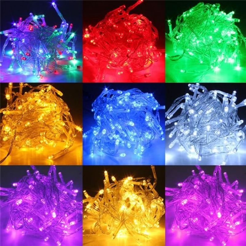 5m Led Na Baterije Funky On Trepereća Svjetiljka Fairy String Lights Party Festival Home Decor