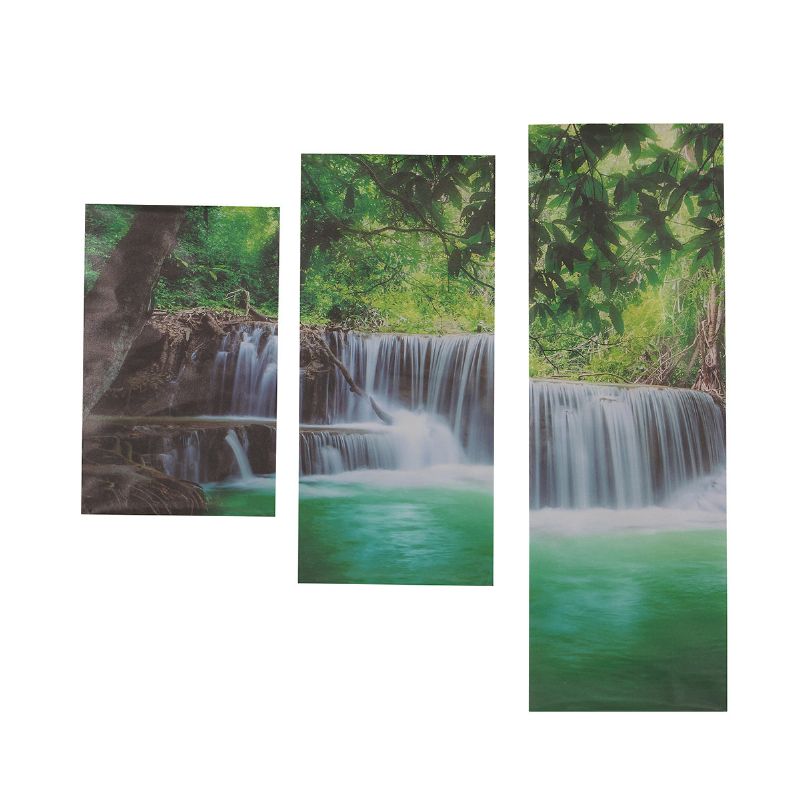 5pcs Waterfall Unframed Landscape Moderna Apstraktna Umjetnička Zidna Dekoracija