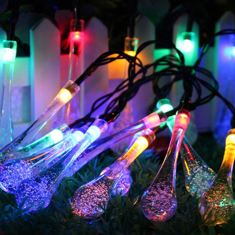 7m 50led Baterija Bubble Ball Fairy String Lights Vrtna Zabava Božićno Vjenčanje Uređenje Doma