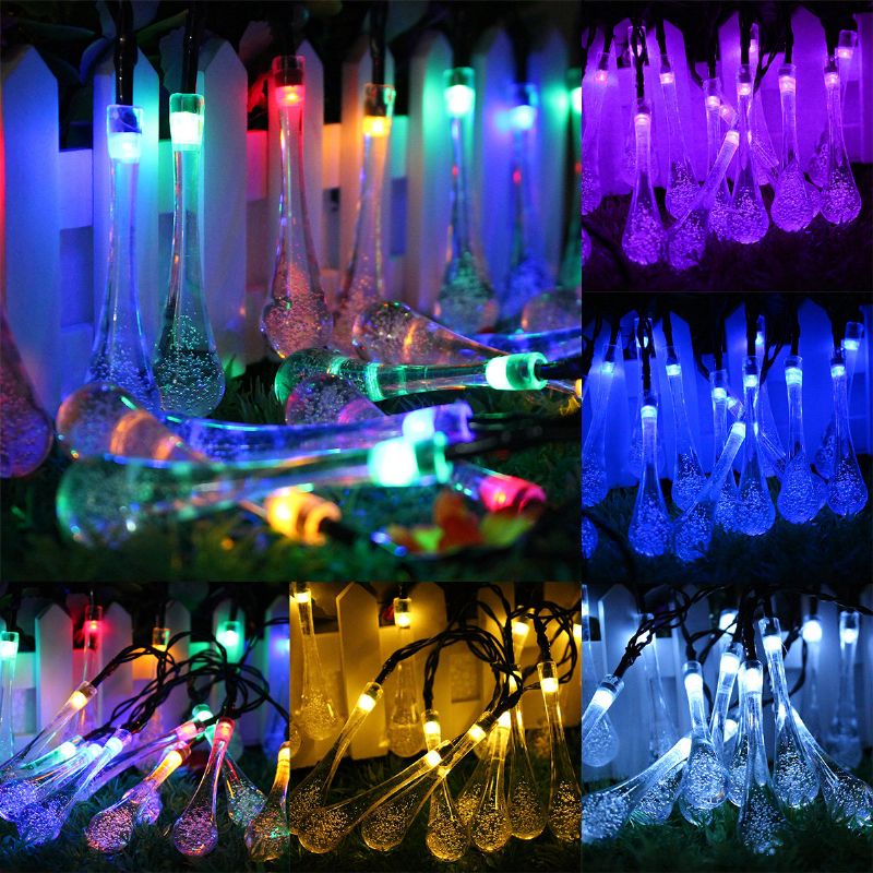 7m 50led Baterija Bubble Ball Fairy String Lights Vrtna Zabava Božićno Vjenčanje Uređenje Doma