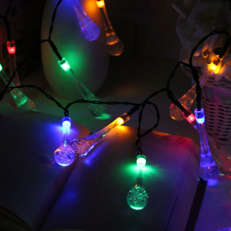 7m 50led Baterija Bubble Ball Fairy String Lights Vrtna Zabava Božićno Vjenčanje Uređenje Doma