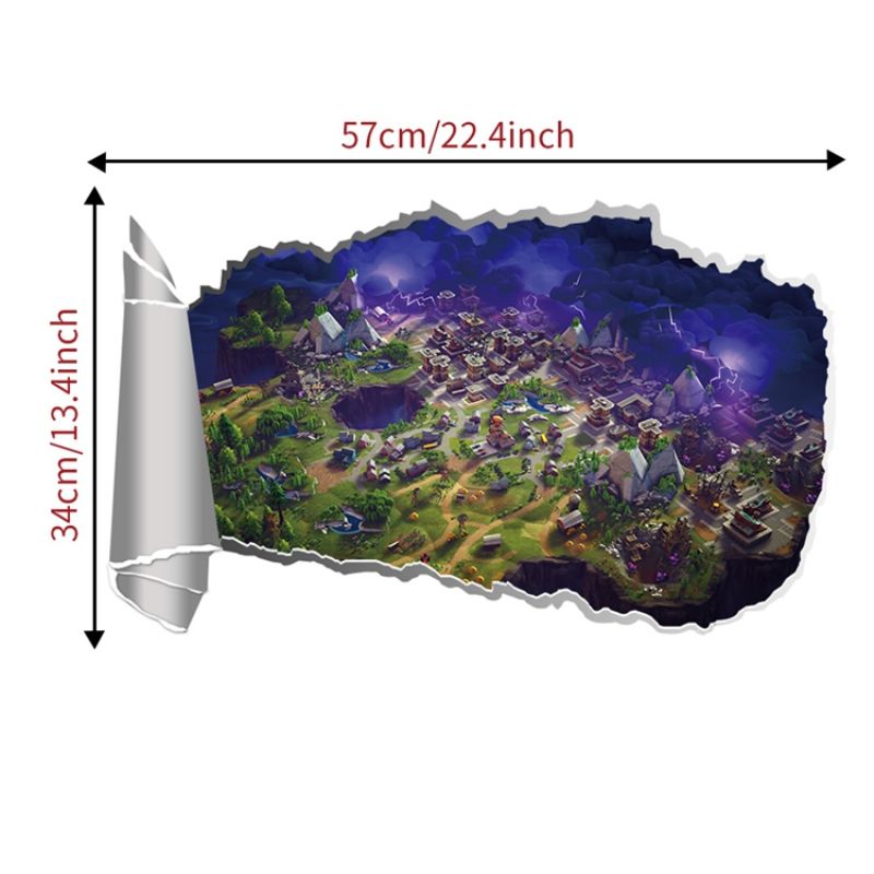 Anime Zidne Naljepnice Za Videoigre Cs Map Dekoracija Zidova Dječje Sobe