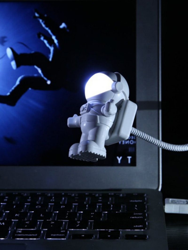 Astronaut Led Noćno Svjetlo Usb Kreativno Usb Za Knjige Računalna Stolna Svjetiljka