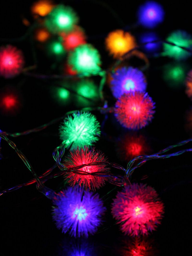 Baterijski Pogon 4m 40led Snježna Pahuljica Bling Fairy String Lights Božićna Zabava Na Otvorenom Home Decor