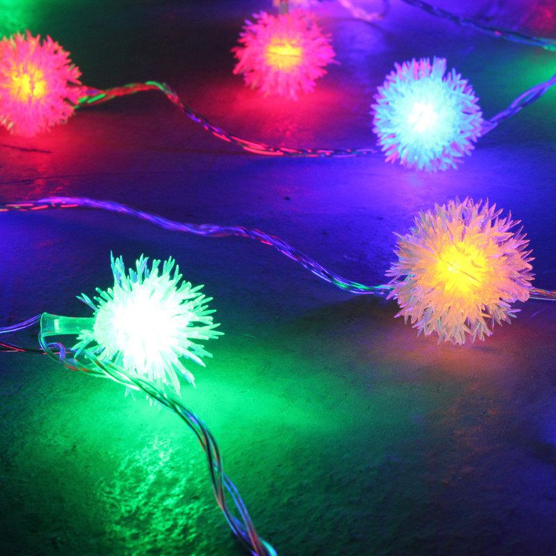 Baterijski Pogon 4m 40led Snježna Pahuljica Bling Fairy String Lights Božićna Zabava Na Otvorenom Home Decor