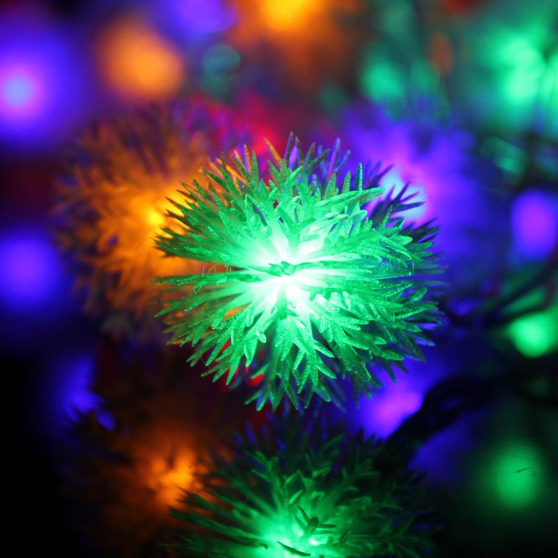 Baterijski Pogon 4m 40led Snježna Pahuljica Bling Fairy String Lights Božićna Zabava Na Otvorenom Home Decor