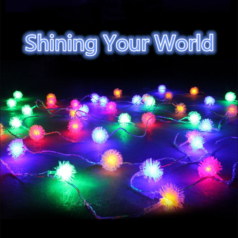 Baterijski Pogon 4m 40led Snježna Pahuljica Bling Fairy String Lights Božićna Zabava Na Otvorenom Home Decor