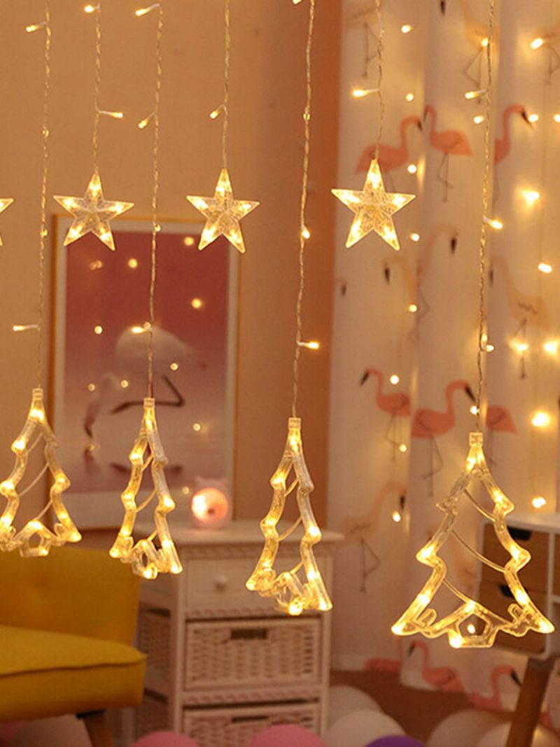 Božićna Led Viseća Zidna Zavjesa Fairy String Lights Svadbena Zabava