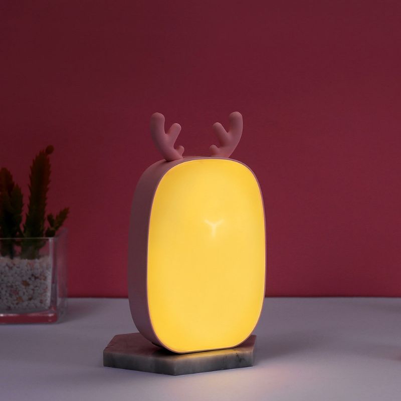 Deer Višenamjenska Stolna Svjetiljka S Mobilnim Napajanjem Prijenosna Usb Noćna Led Svjetlo Za Krevet S Crtanim Crtama