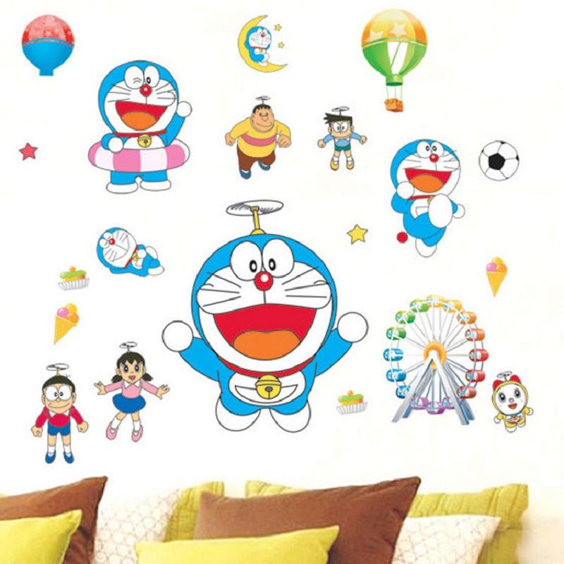 Doraemon Vodootporne Naljepnice Japanski Anime Crtani Film Za Djecu Roon Decoration