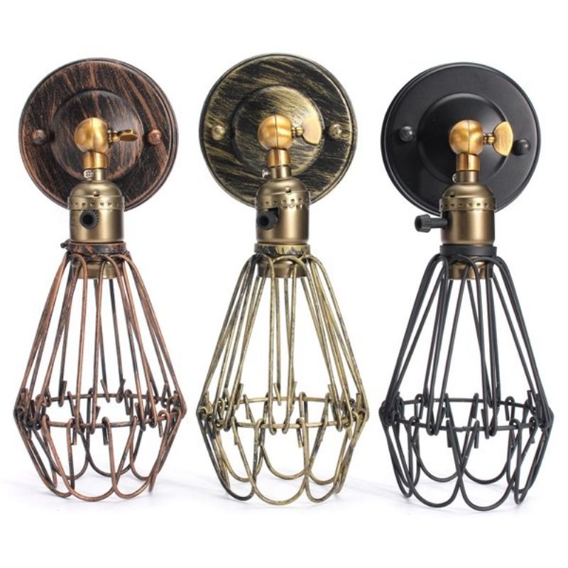 E27 Loft Metal Retro Vintage Rustikalni Svijećnjak Zidna Svjetiljka Edison Lampa Žarulja