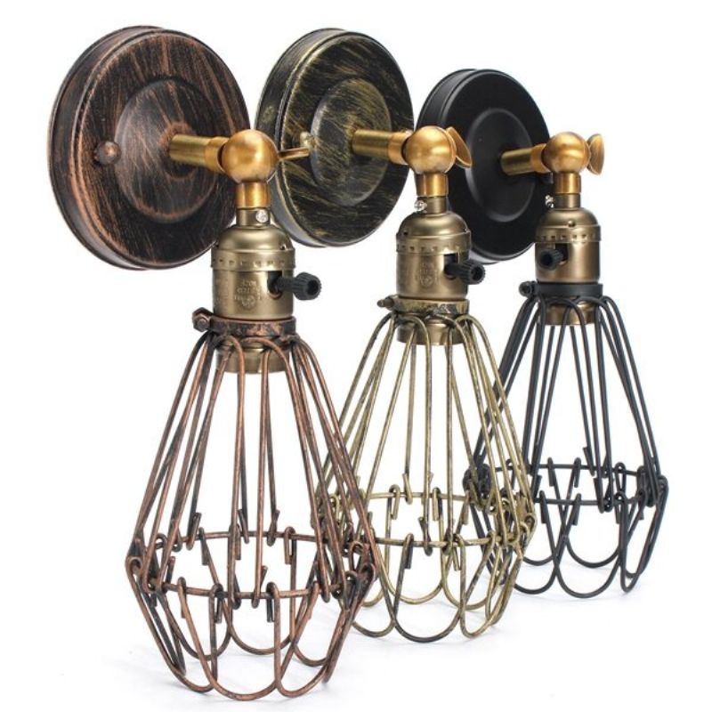 E27 Loft Metal Retro Vintage Rustikalni Svijećnjak Zidna Svjetiljka Edison Lampa Žarulja