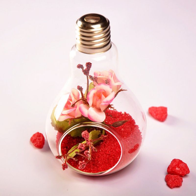 Europska Retro Staklena Vaza U Obliku Staklene Vaze Prozirna Posuda Za Cvijeće Hidroponske Biljke