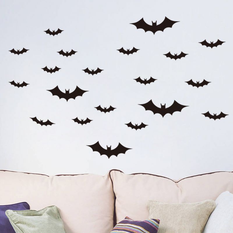 Halloween Diy Pvc Šišmiš Zidna Naljepnica Decal Home Decoration Tapeta Za Dječju Sobu Za