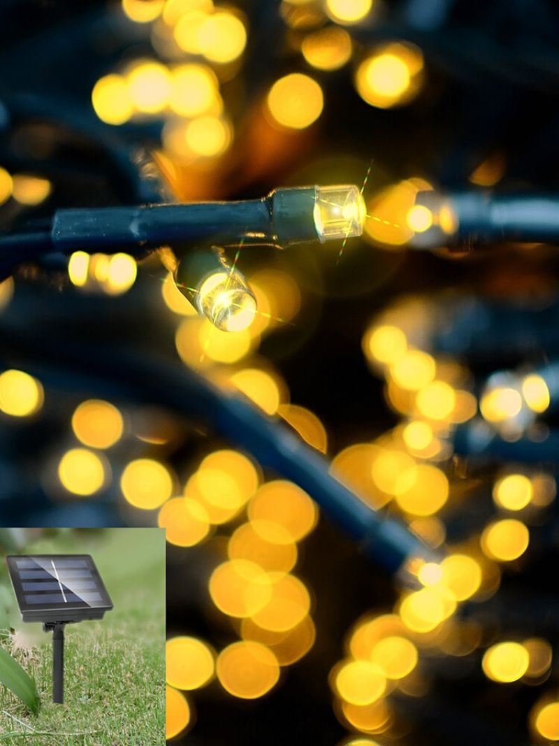 Kcasa Ssl-13 Led 7m 50led Solarni Panel String Light Blagdanski Vrt Božićni Ukrasi Za Vjenčanje