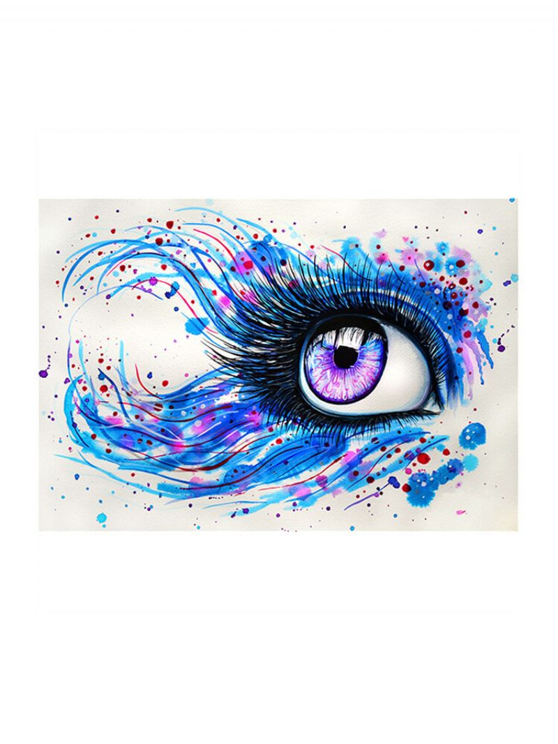 Multicolored Eye Paint By Numbers Kit Umjetnička Slika Na Platnu Uređenje Doma Za Dnevnu Sobu