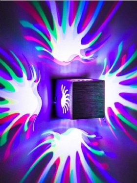 Nature Luminous Shadow Effect Zidna Lampa Ktv Bar Mood Home Decor