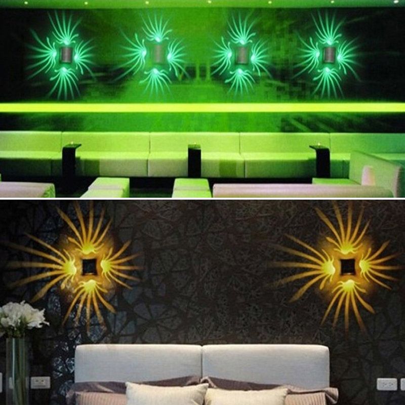 Nature Luminous Shadow Effect Zidna Lampa Ktv Bar Mood Home Decor