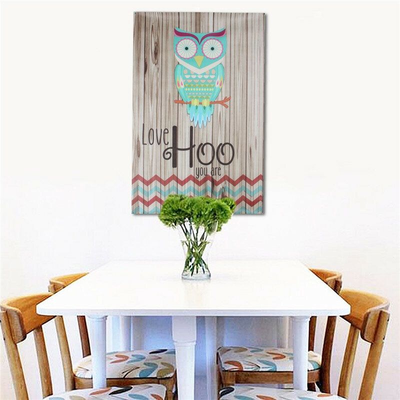 Neuokvireni Otisak Na Platnu Home Decor Love Hoo Owl Zidna Umjetnička Slika Dekoracija Slike