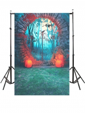 Noć Vještica Pumpkin Bat Studio Platnena Pozadina Za Fotografije Izdržljiva Foto Party Wall Decor