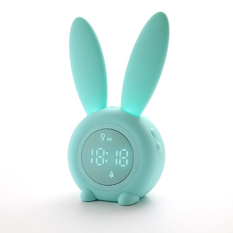 Rabbit Elektronička Budilica Vrijeme Prigušena Svjetla Magnetski Usisni Led Sat Dobra Izdržljivost Alati Za Buđenje
