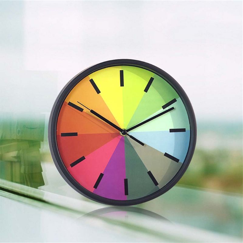 Rainbow Zidni Sat - Moderan Dizajnerski Tihi Okrugli Sat
