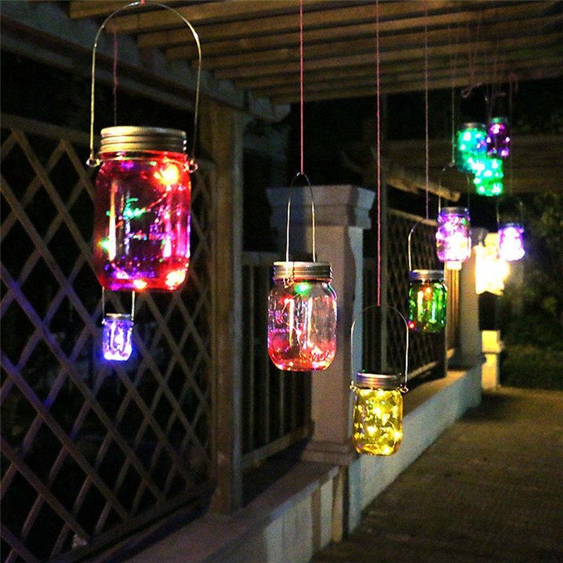 Solarna 2m 20leds Mason Jar Lid Fairy String Light Žičana Svjetiljka Za Uređenje Vrta