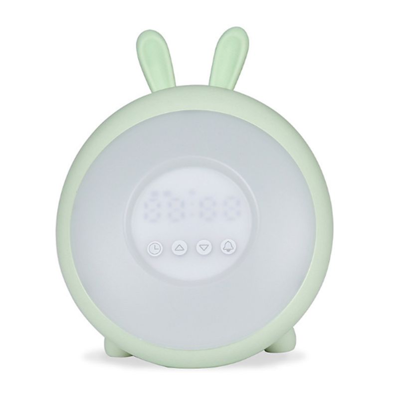 Sweet Dream Time Rabbit Wake Up Lamp Budilica Simulacija Izlaska Sunca Novi Dječji Alarm Noćno Svjetlo Kreativni Zeko Mood Light Sat