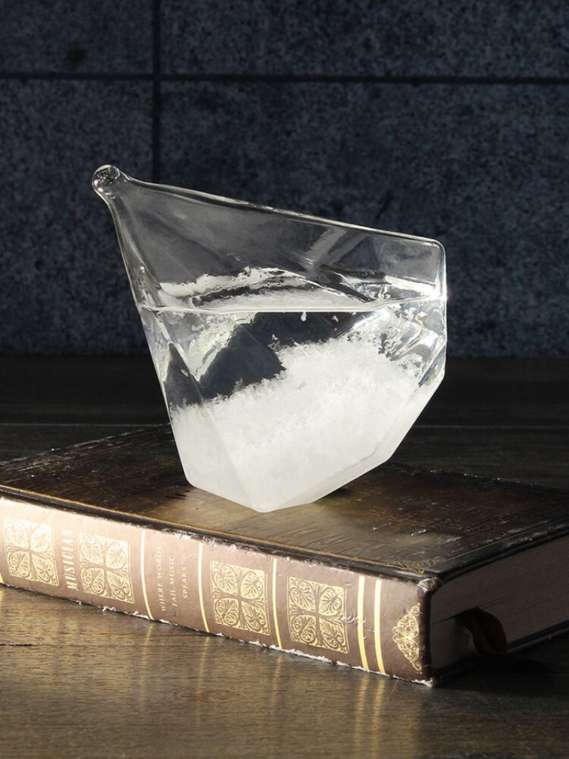 Vremenska Prognoza Crystal Storm Glass Kreativni Kućni Dekor Božićni Dar Oblik Dijamanta